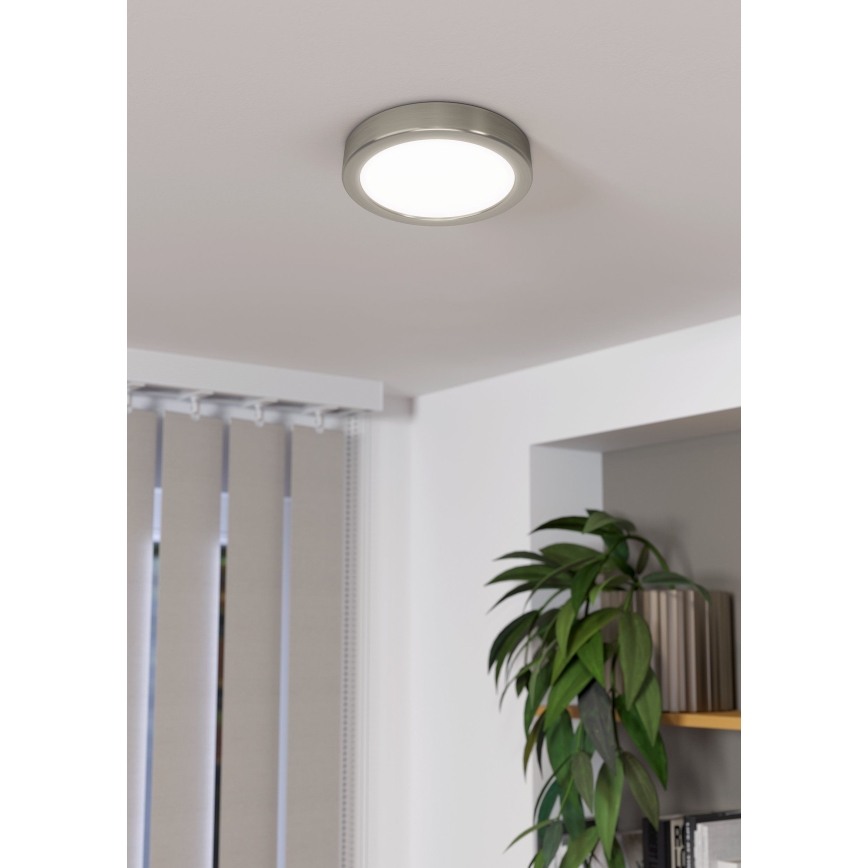 Eglo - Dimmbare LED-Deckenleuchte LED/11W/230V matt Chrom