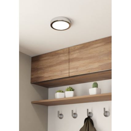 Eglo - Plafonnier salle de bain LED/11W/230V IP44 chrome brillant