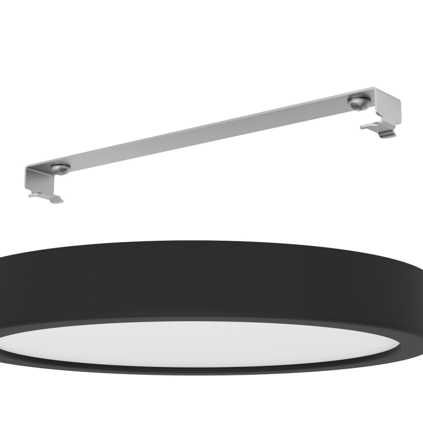 Eglo - LED-Badezimmer-Deckenleuchte LED/17W/230V schwarz IP44 Ø 21 cm