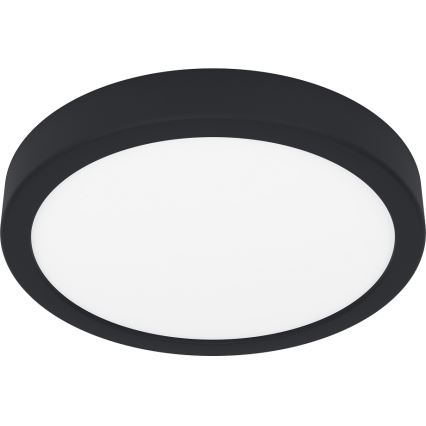 Eglo - Plafoniera da soffitto per bagno LED/17W/230V nero IP44 Ø 21 cm