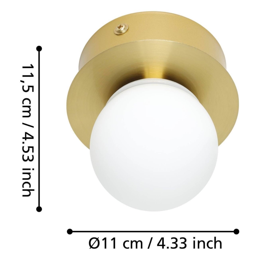 Eglo - Plafoniera LED da bagno LED/3,3W/230V IP44 oro