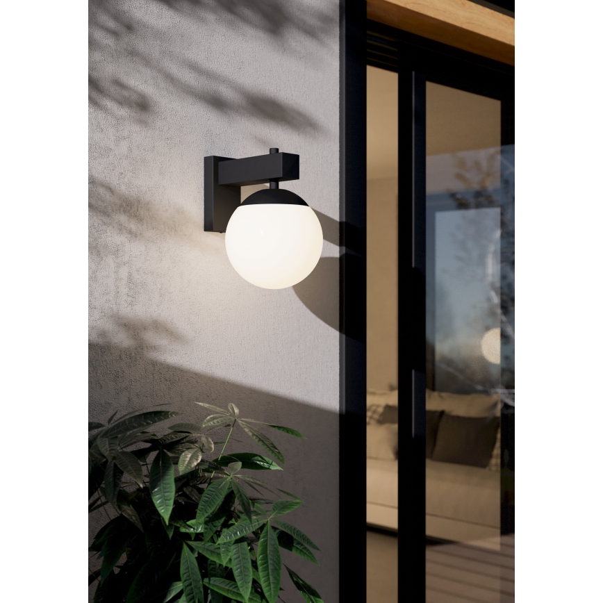 Eglo - Applique da esterno 1xE27/40W/230V nero IP44