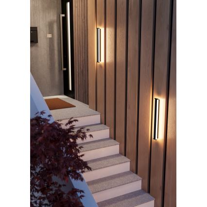 Eglo - Applique murale extérieure 2xLED/7W/230V 3000K IP55 noir