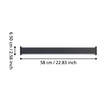 Eglo - Applique murale extérieure 2xLED/7W/230V 3000K IP55 noir