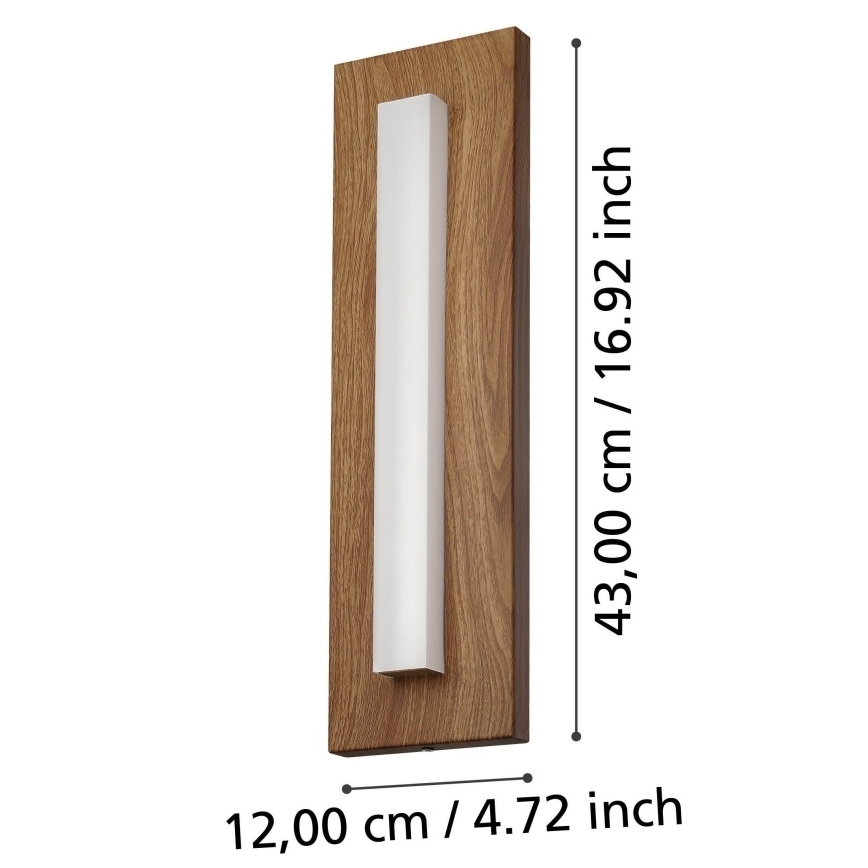 Eglo - LED-Wandleuchte für den Außenbereich LED/7W/230V IP44