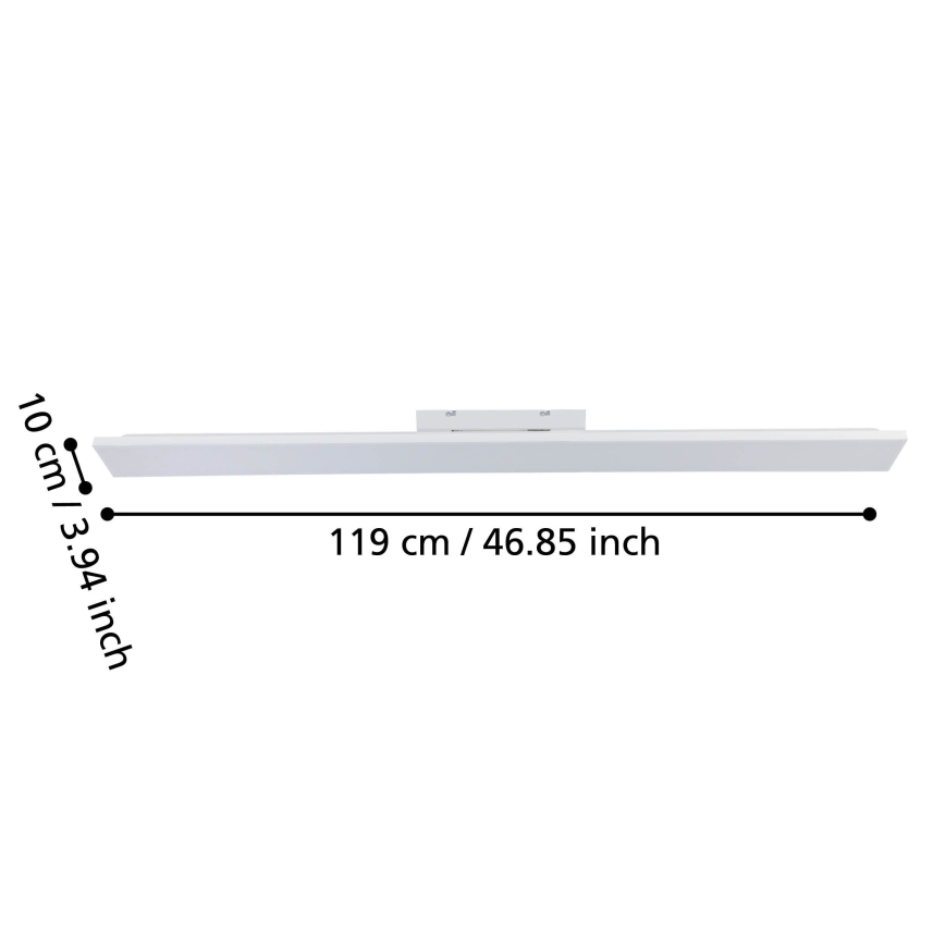 Eglo 900708 - Plafoniera a LED TURCONA-B LED/21W/230V 3000K 118,7 cm
