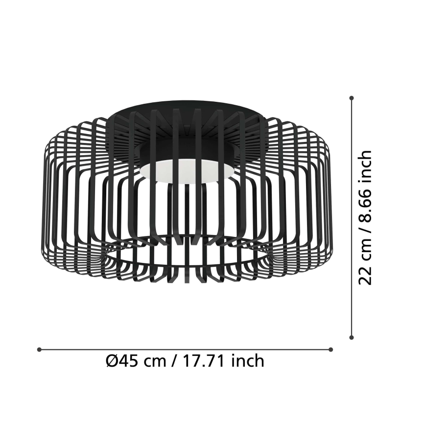 Eglo - Plafonier RGBW à intensité variable LED/22W/230V 2700-6500K