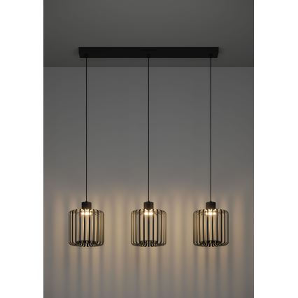 Eglo - LED RGBW Lampadario dimmerabile a sospensione con filo 3xLED/3,7W/230V 2700-6500K