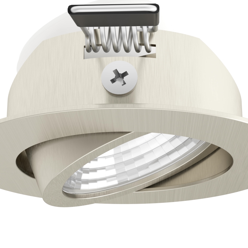 Eglo - LOT 3x Luminaire à intensité variable 3xLED/6W/230V chrome mat