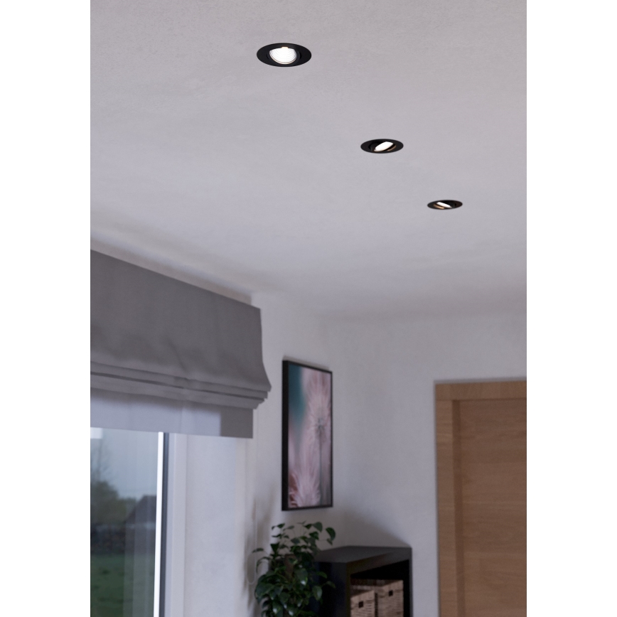 Eglo - SET 3x Lampada da incasso LED dimmerabile SALICETO LED/6W/230V