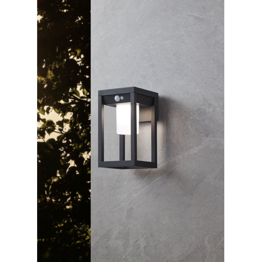 Eglo - LED-Solarwandleuchte mit Sensor LED/3,7W/3,7V IP44