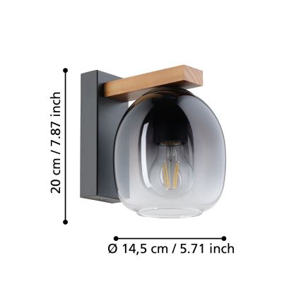 Eglo - Applique 1xE27/40W/230V