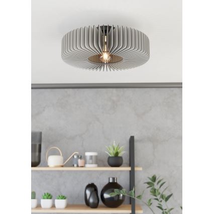Eglo - Plafoniera 1xE27/40W/230V grigio