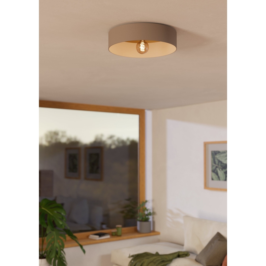 Eglo 900838 - Plafonnier DUAIA 1xE27/40W/230V marron