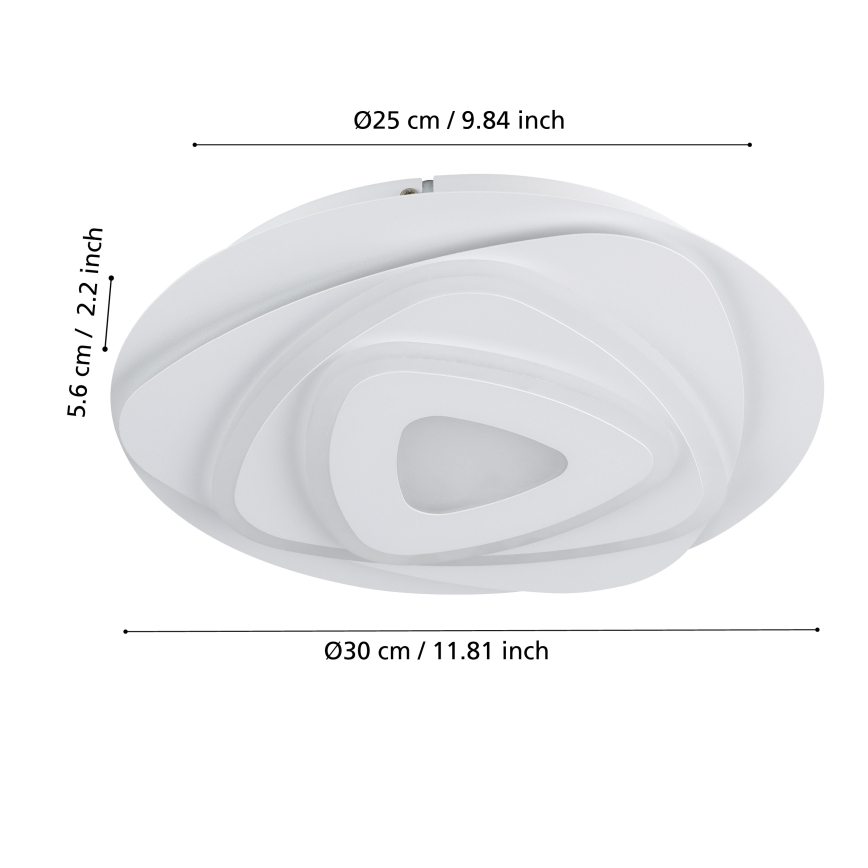 Eglo - Plafonnier LED/14,7W/230V d. 30 cm