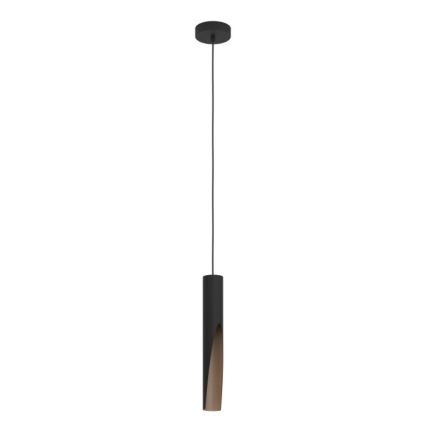 Eglo 900874 - LED-Pendelleuchte an Kabel BARBOTTO 1xGU10/4,5W/230V schwarz/braun