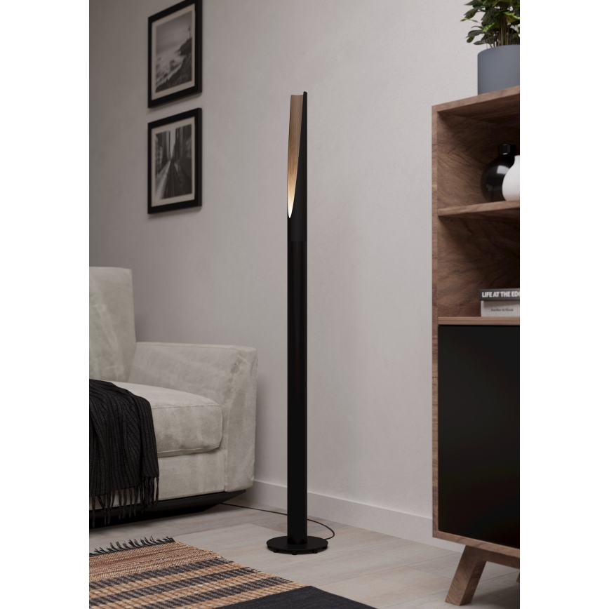 Eglo - Lampada LED da terra 1xGU10/4,5W/230V nero/marrone