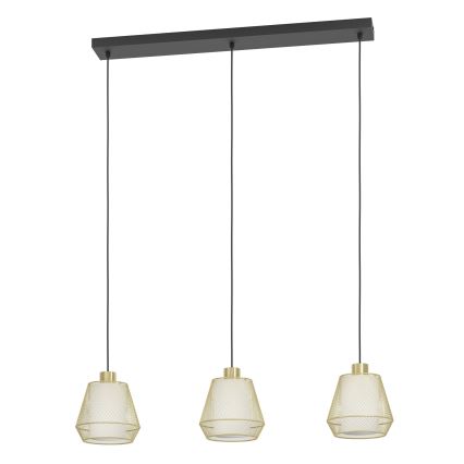 Eglo - Lampadario a sospensione con filo 3xE27/40W/230V