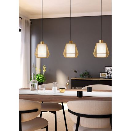 Eglo - Lampadario a sospensione con filo 3xE27/40W/230V