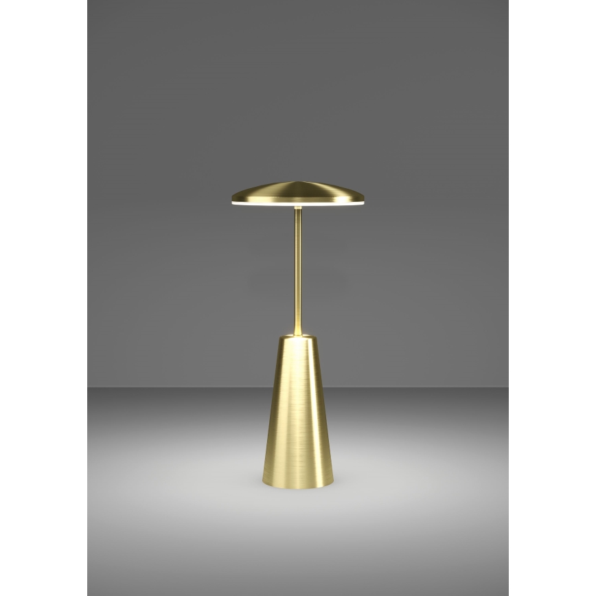Eglo - Dimmbare LED-Außenleuchte mit Touch-Funktion LED/2,8W/5V 2400K/3000K/4000K 5200 mAh IP54 golden