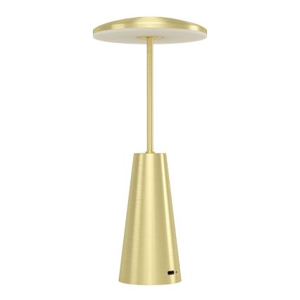 Eglo - Dimmbare LED-Außenleuchte mit Touch-Funktion LED/2,8W/5V 2400K/3000K/4000K 5200 mAh IP54 golden