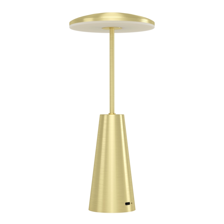 Eglo - Dimmbare LED-Außenleuchte mit Touch-Funktion LED/2,8W/5V 2400K/3000K/4000K 5200 mAh IP54 golden