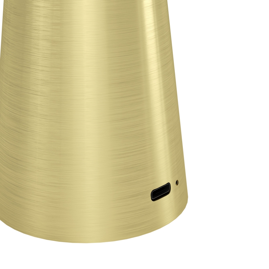 Eglo - Dimmbare LED-Außenleuchte mit Touch-Funktion LED/2,8W/5V 2400K/3000K/4000K 5200 mAh IP54 golden