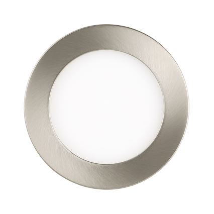 Eglo - Plafonnier encastré LED/5,5W/230V 3000K chrome mat Ø 11,7 cm