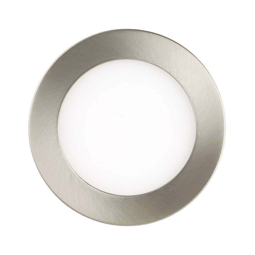 Eglo - Plafonnier encastré LED/5,5W/230V 3000K chrome mat Ø 11,7 cm