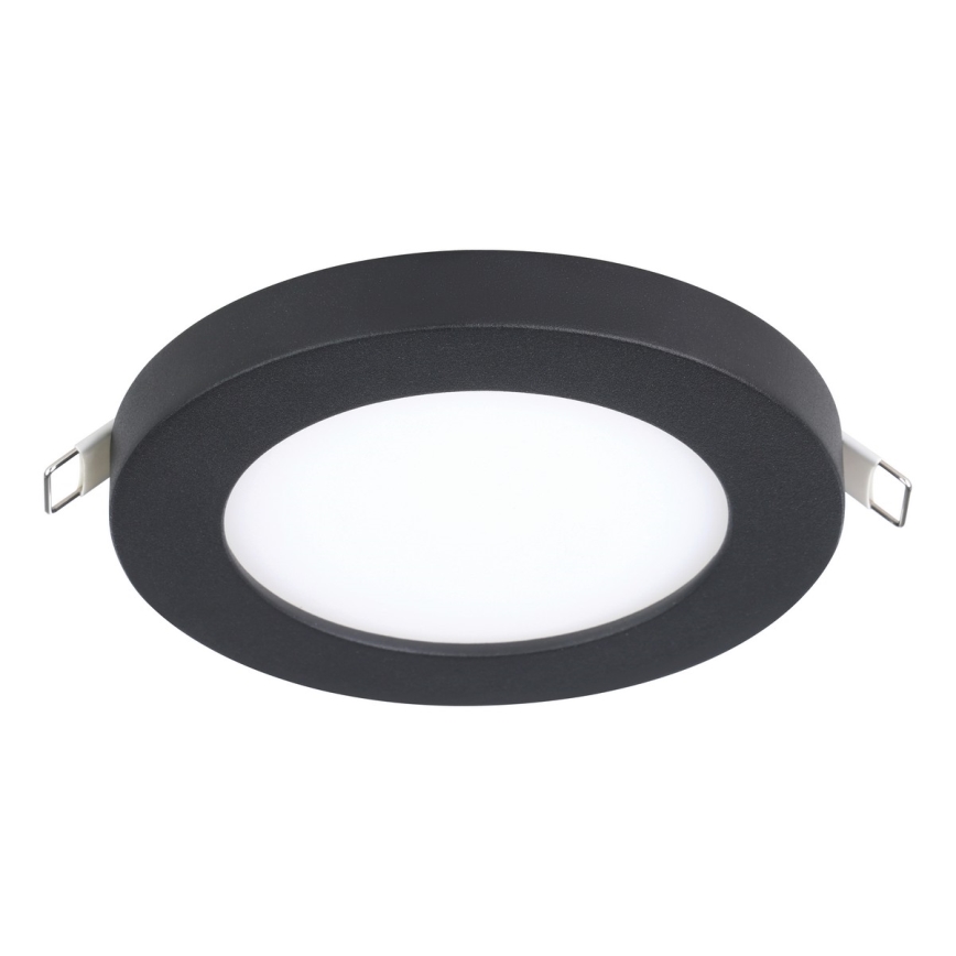 Eglo - Luminaire encastré LED 5,5W/230V 4000K noir Ø 11,7 cm