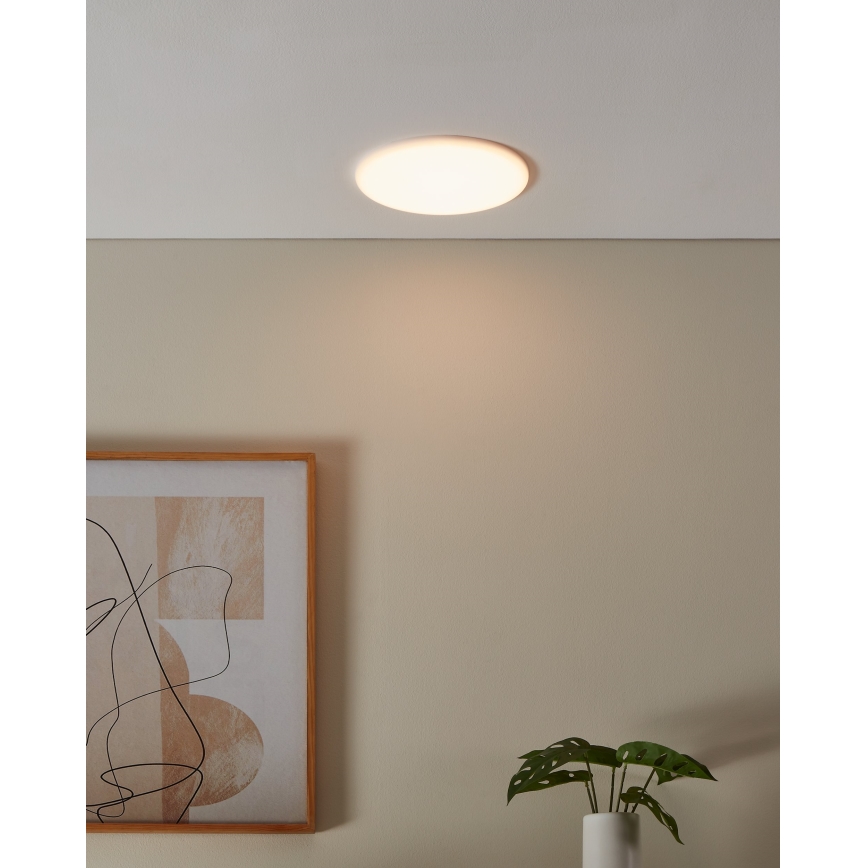 Eglo - Lampada LED da incasso per bagni LED/18W/230V diametro 21,5 cm IP65