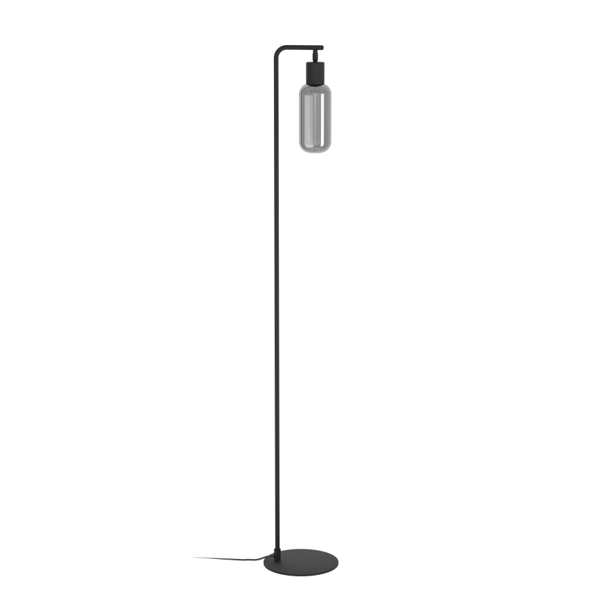 Eglo - Lampada da terra 1xE27/4W/230V nero/fumé