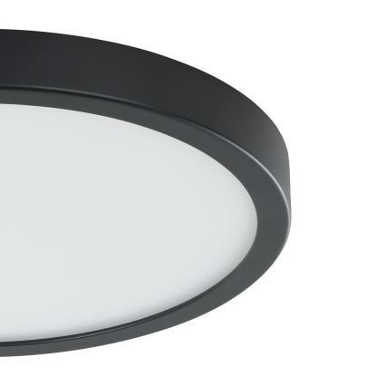 Eglo - Plafoniera LED con sensore LED/20,5W/230V 3000K nera Ø 28,5 cm