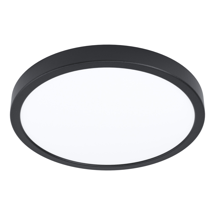 Eglo - Plafoniera LED con sensore di movimento LED/20,5W/230V 3000K nera Ø 28,5 cm