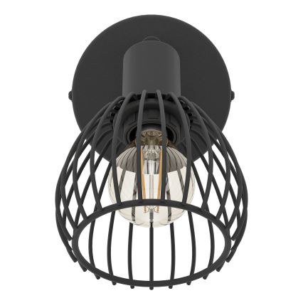 Eglo - Wandleuchte 1xE14/40W/230V schwarz
