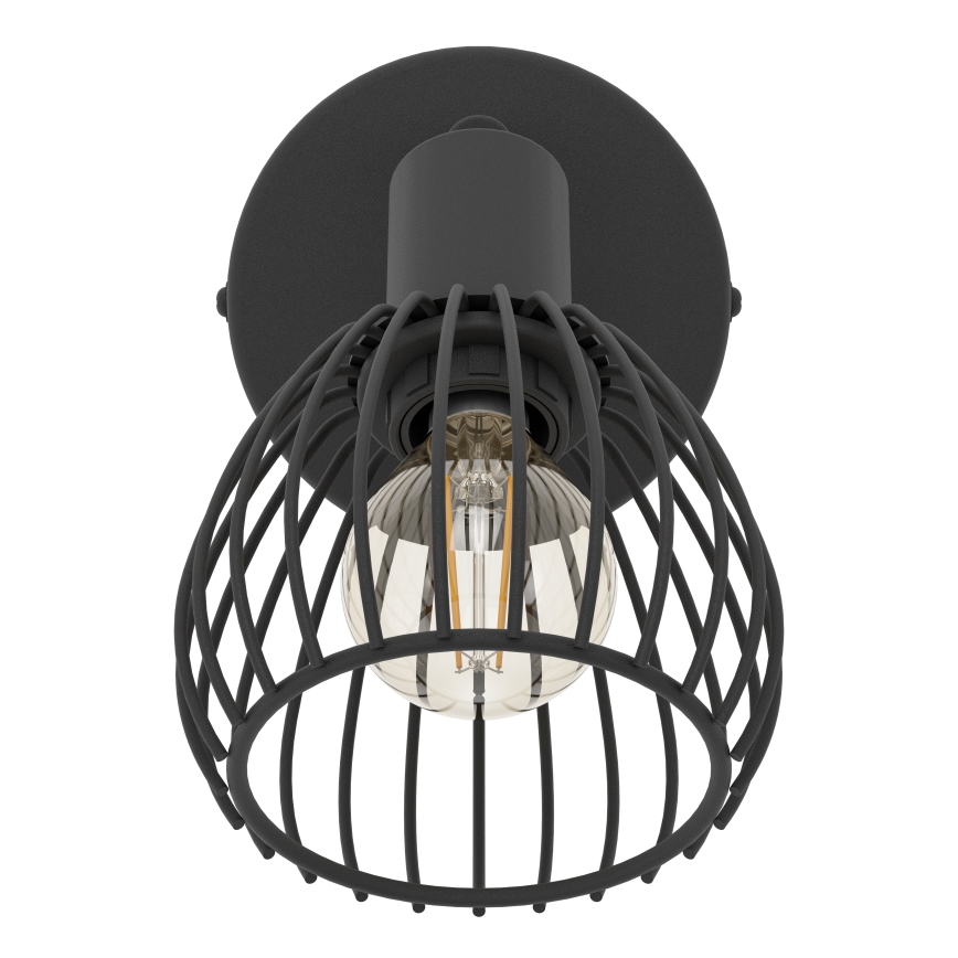 Eglo - Wandleuchte 1xE14/40W/230V schwarz