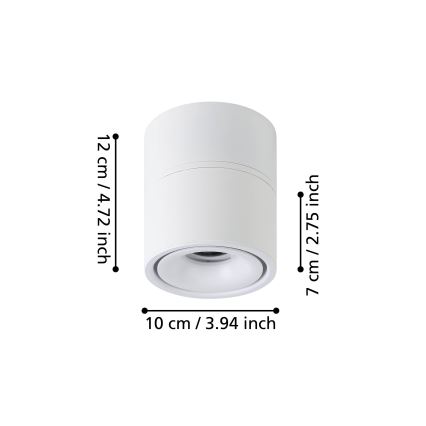 Eglo - Faretto LED LED/8W/230V 3000K bianco