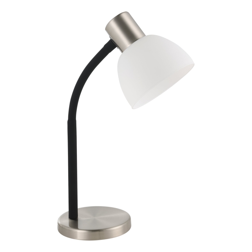 Eglo - Lampe de table 1xE14/25W/230V noir/chrome mat