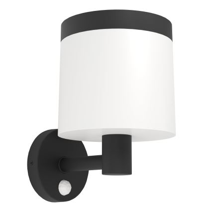Eglo - Applique a LED solare con sensore LED/7,5W/3,7V IP44