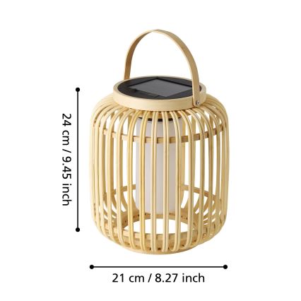 Eglo - LED-Solar-Tischleuchte LED/3,3W/3,7V 1800 mAh IP44