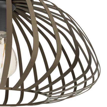 Eglo - Plafonnier 1xE27/40W/230V Ø 38,5 cm bronze