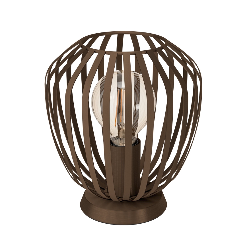 Eglo - Lampada da tavolo 1xE27/40W/230V, finitura bronzo