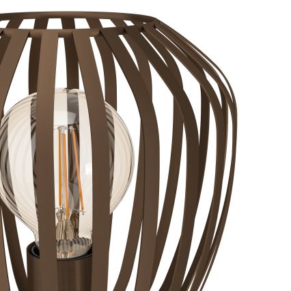 Eglo - Tischlampe 1xE27/40W/230V bronzefarben