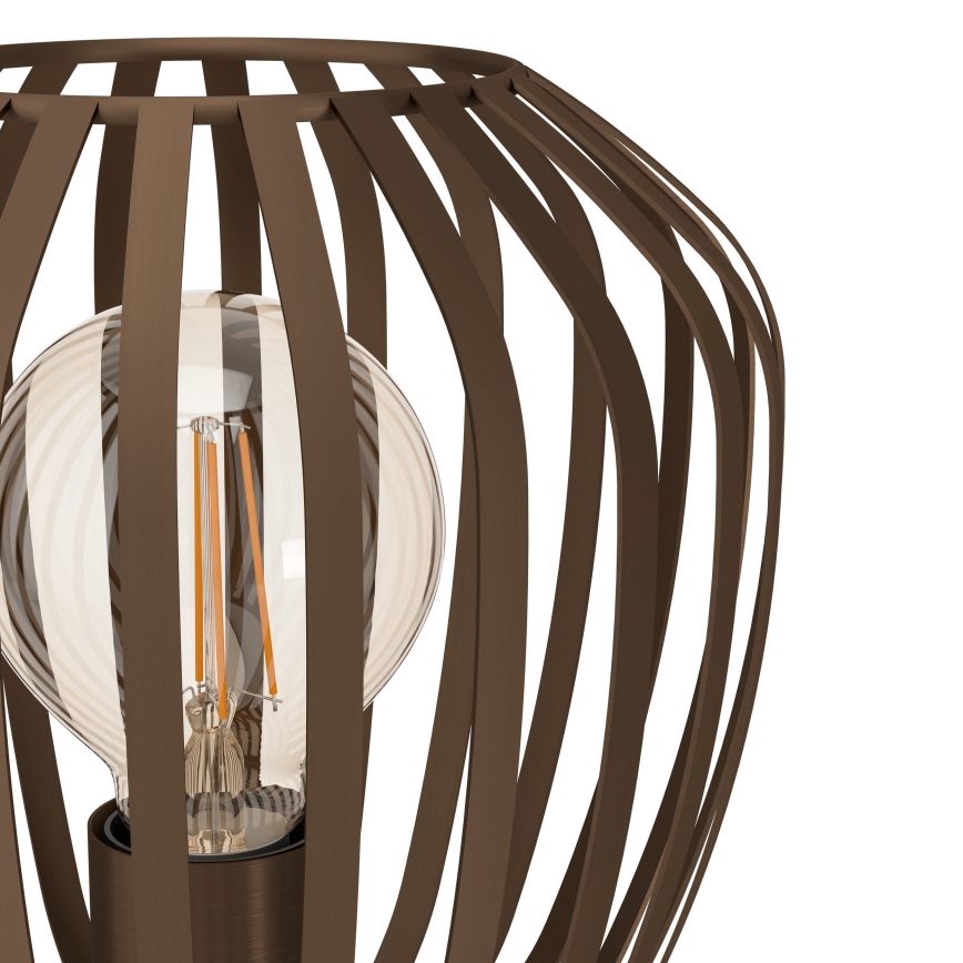 Eglo - Tischlampe 1xE27/40W/230V bronzefarben