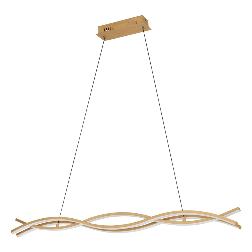 Eglo - Lampadario LED a sospensione con cavo LED/35W/230V dorato