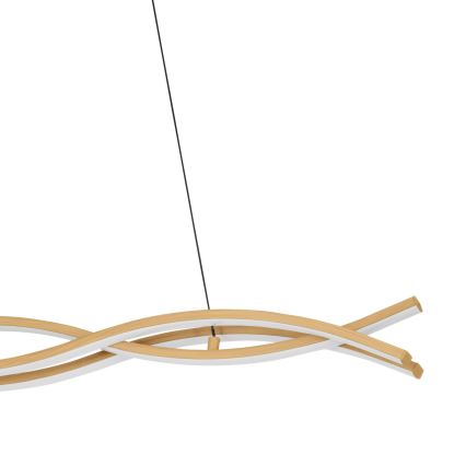 Eglo - Lampadario LED a sospensione con cavo LED/35W/230V dorato