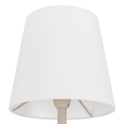 Eglo - Lampada da terra 1xE14/7,5W/230V crema/bianca