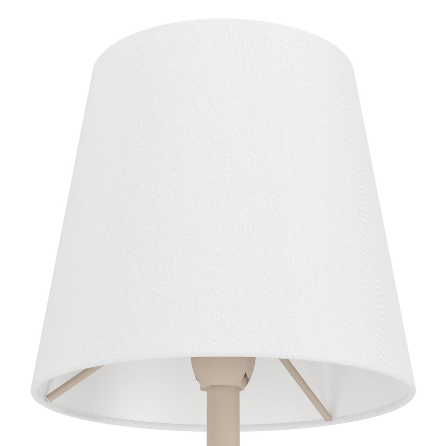 Eglo - Lampada da terra 1xE14/7,5W/230V crema/bianca