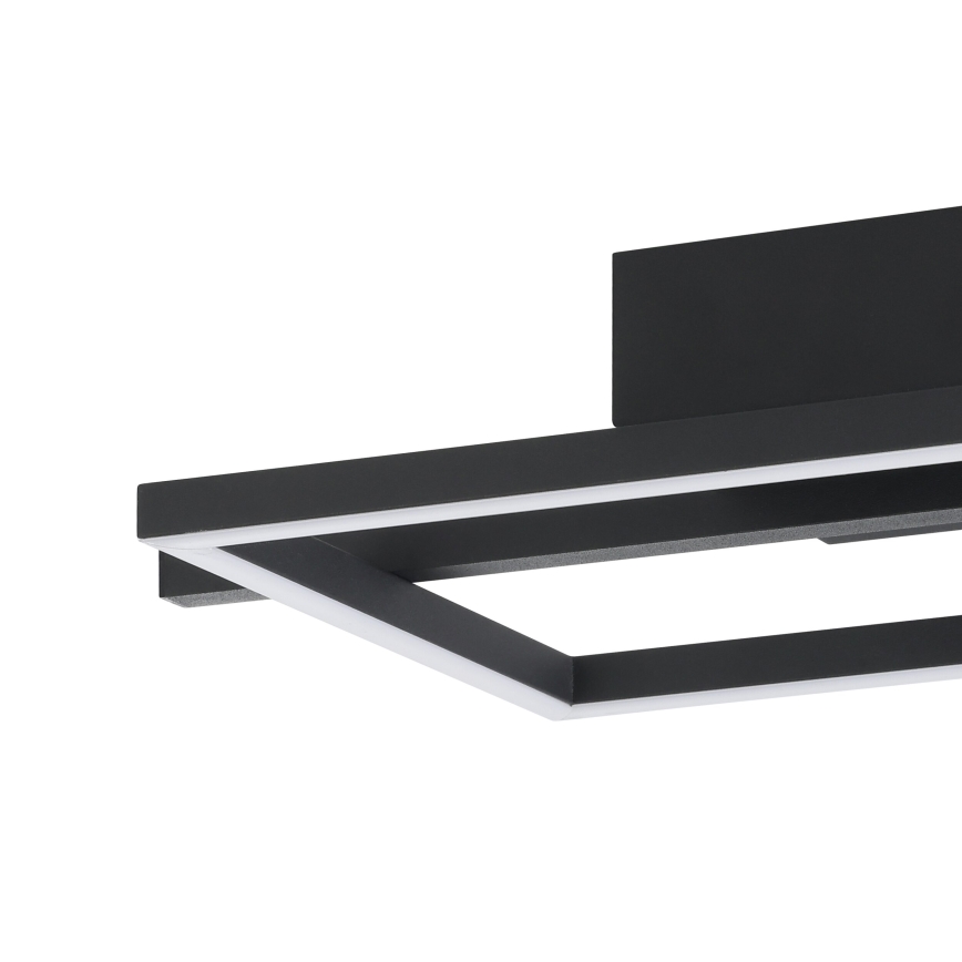 Eglo - Dimmbare LED-RGBW-Deckenleuchte LED/17W/230V 2700-6500K schwarz + Fernbedienung