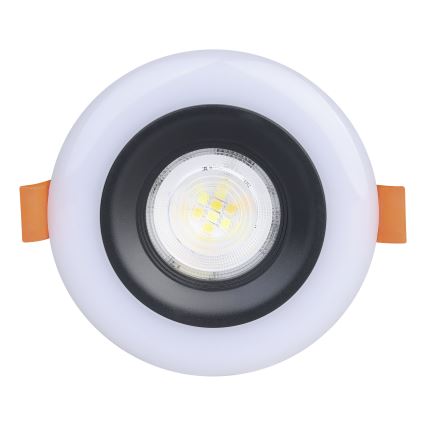 Eglo - LOT 3x Spot RGBW encastrable salle de bain à intensité variable 3xLED/3,8W/230V 2700-6500K IP44 + télécommande